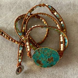 Aria Lattner Turquoise Wrap Bracelet